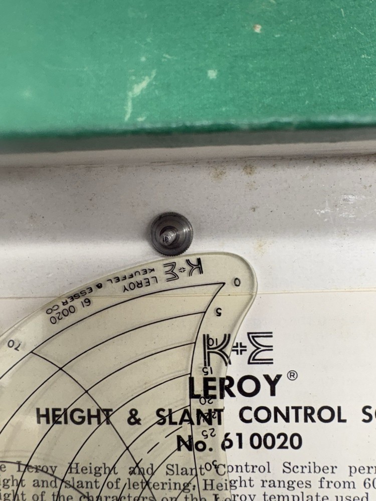 K E LEROY Height & Slant Control Scriber 61-0020