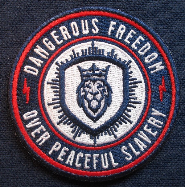 8 ASSORTED EDC MORALE PATCHES "DANGEROUS BUT GOOD" EMBROIDERED HOOK & LOOP