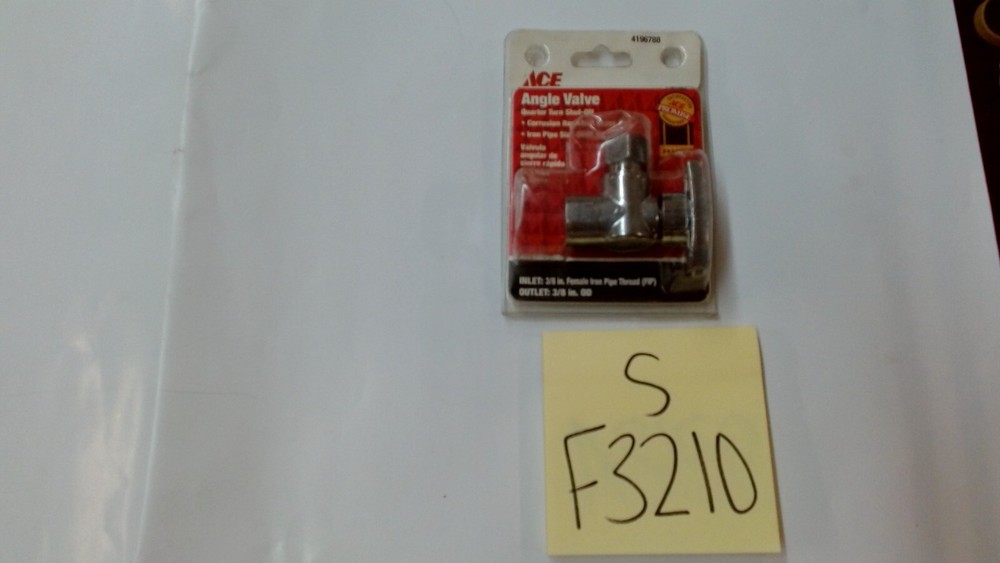 4196788 Ace Angle Valve Quarter Turn Shut-Off