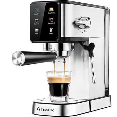 Espresso Machine 20 Bar Dual Boiler Coffee Maker With Touch Control