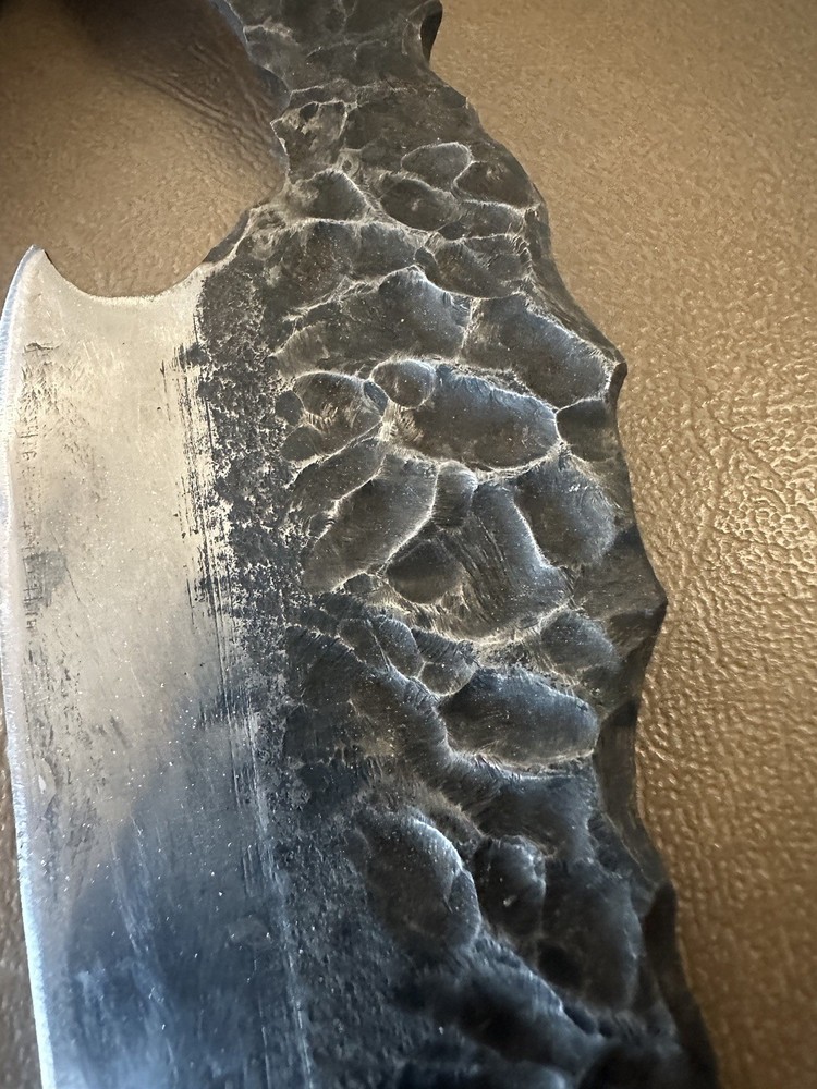 Large Forged Straight Edge Knife