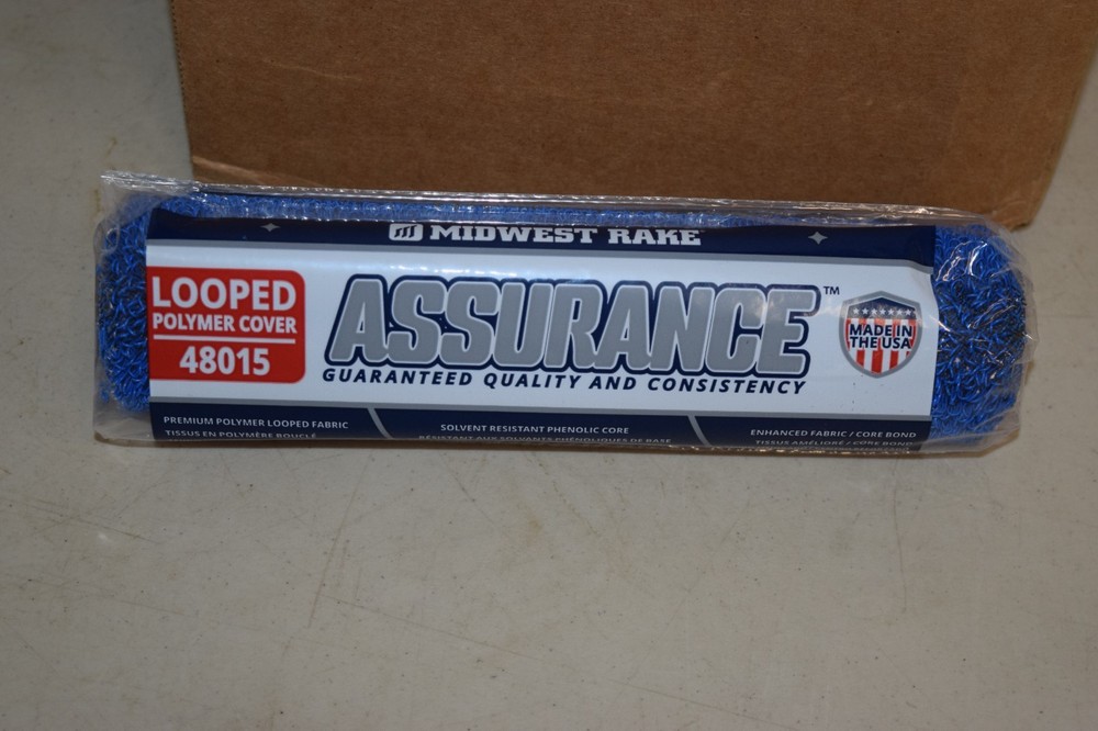 12 Pack Midwest Rake Looped Polymer Roller Cover 9" 48015