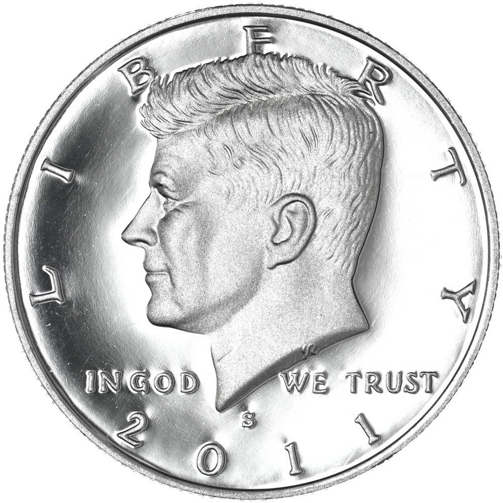 2011 S Kennedy Half Dollar Gem DCam Proof CN-Clad