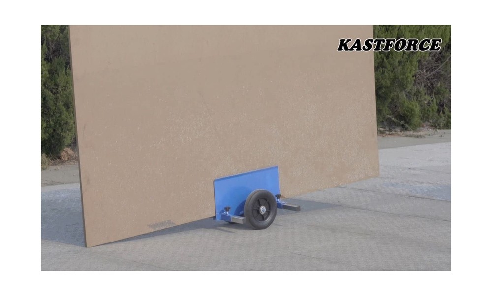 Panel Dolly, 600 Lbs Capacity, Drywall Mover with 8" Non-Flat Wheels, Adjusta...