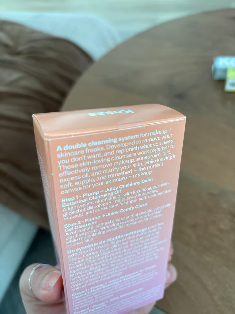 Kosas Plump + Juicy Double Cleansing System