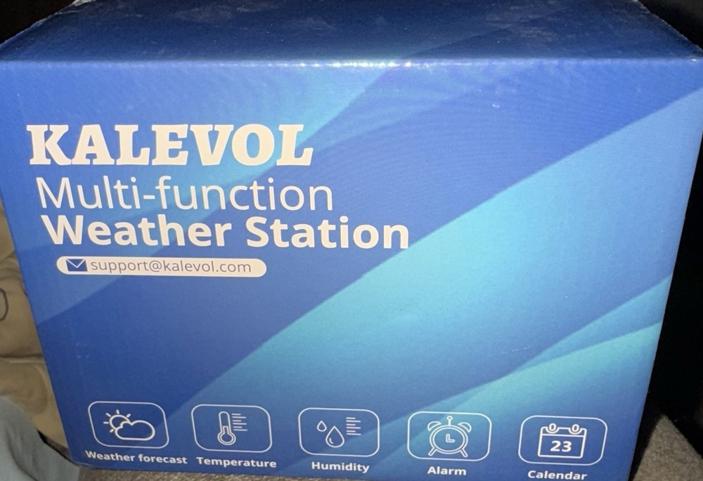 KALEVOL Multi-Function Weather Station With Wireless Remote Sensor NEW SEALED