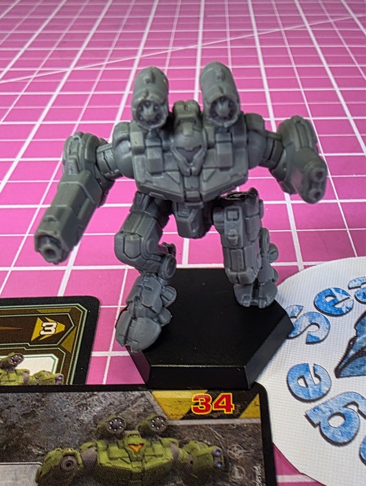 BattleTech Helios Mech -- Second Star League Assault Lance + Cards