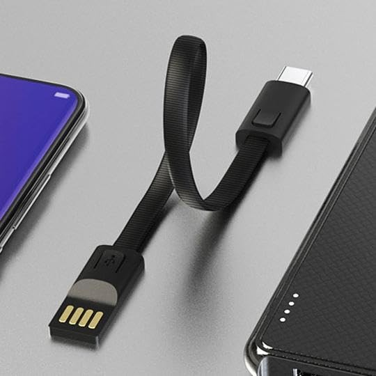 BoxWave Cable Compatible with Pocketalk Classic - USB Type-C Jet Black