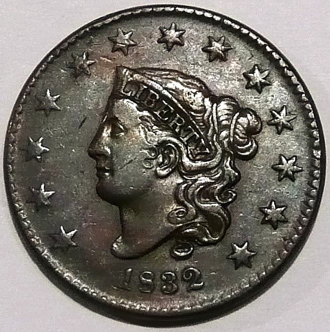 1832 Coronet Head   ** Very Nice ** Large Cent