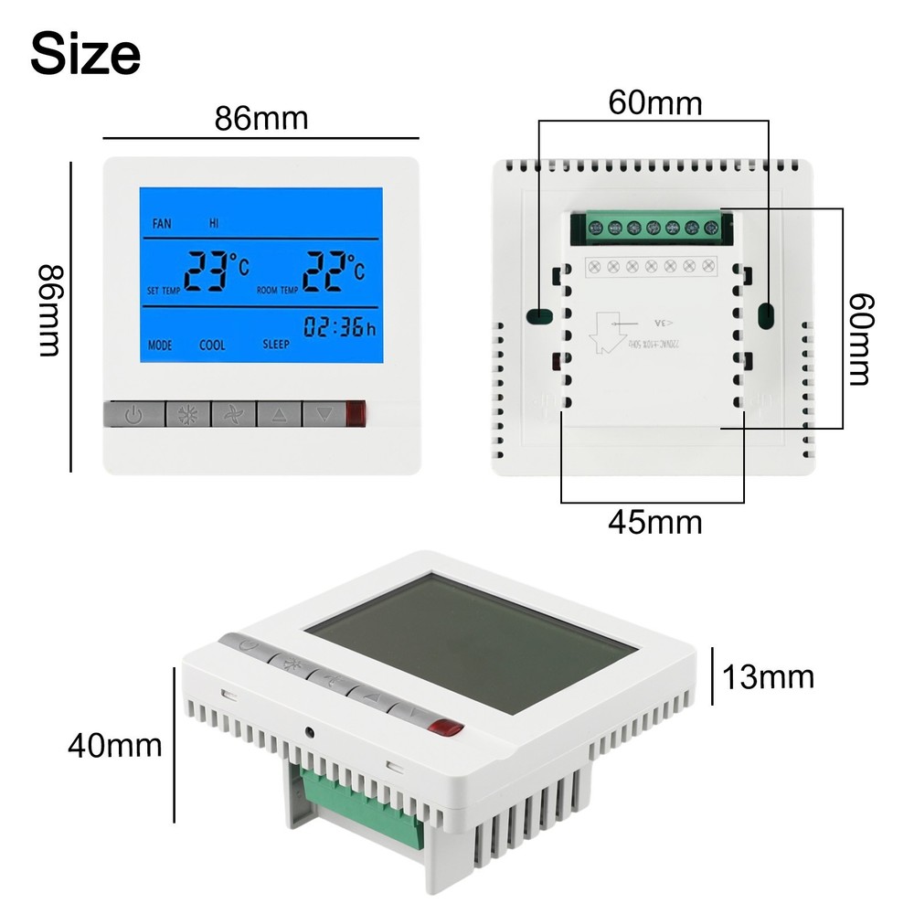 Sleek Design Digital Temperature Controller with High Accuracy Functionality