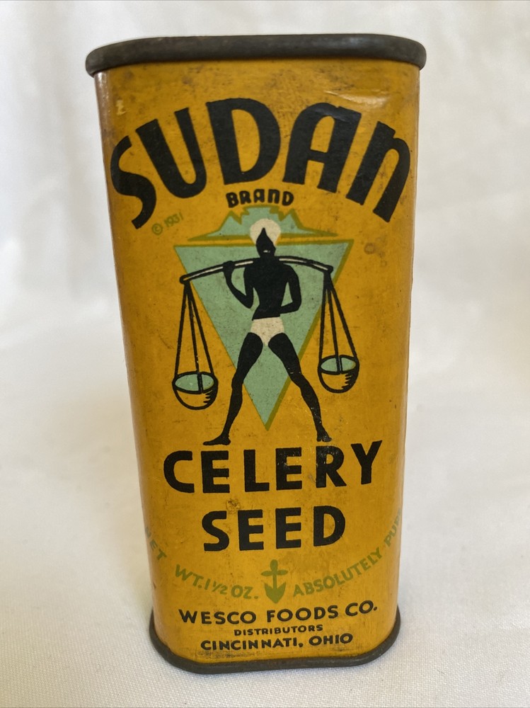 Vintage Spice Tin SUDAN Celery Seed