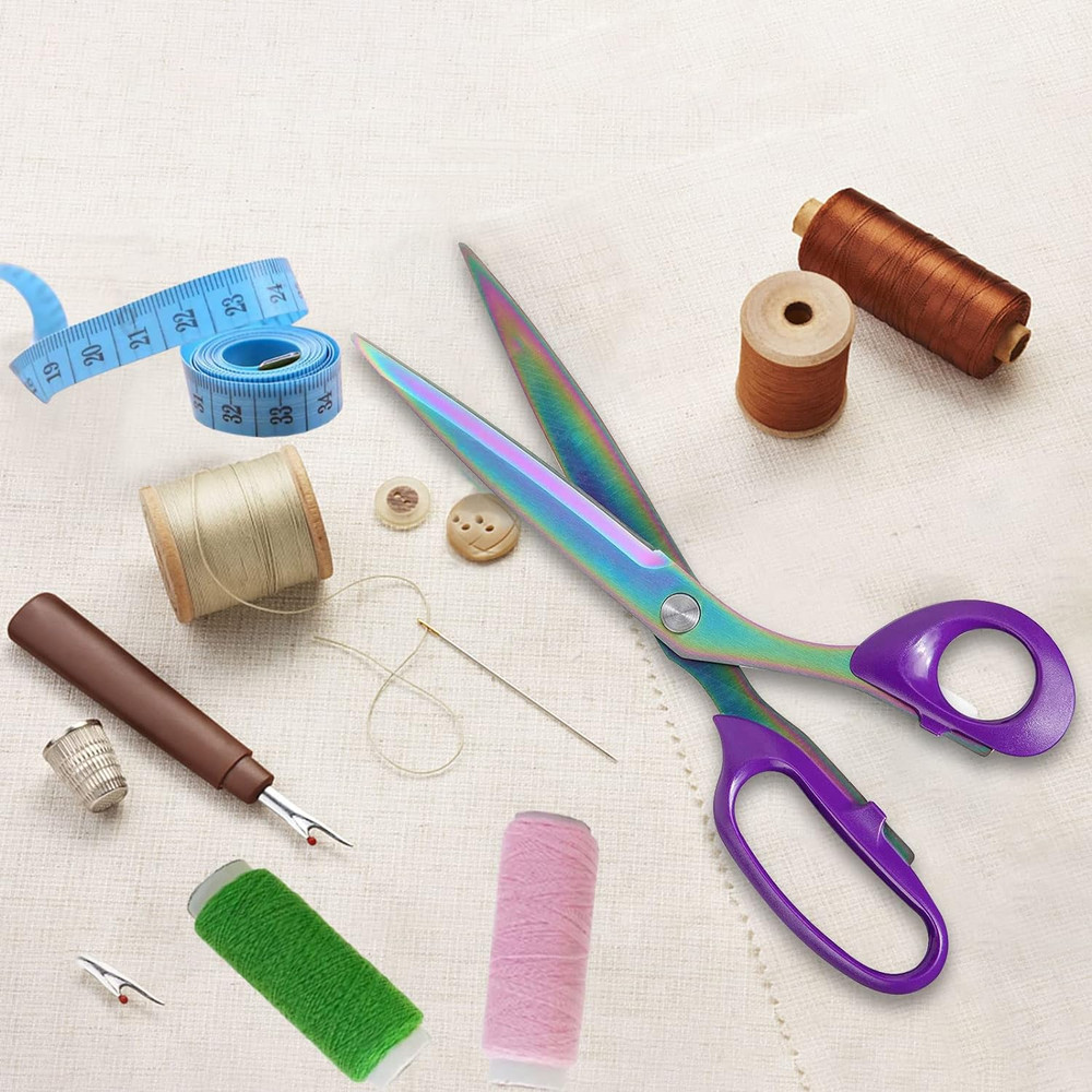 Fabric Scissors Professional Tailor Scissors Multifunctional Ultra-Sharp Ti...
