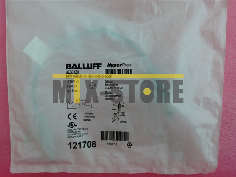 1PCS New BALLUFF BES M08MI-PSC40B-BP00,2-GS04 Sensor&Proximity Switch