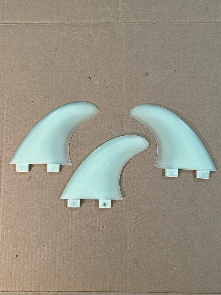 FCS M3 Natural Glass Flex Tri-Fin Set S