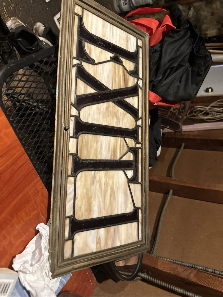 Stained Glass Exit1 Sign