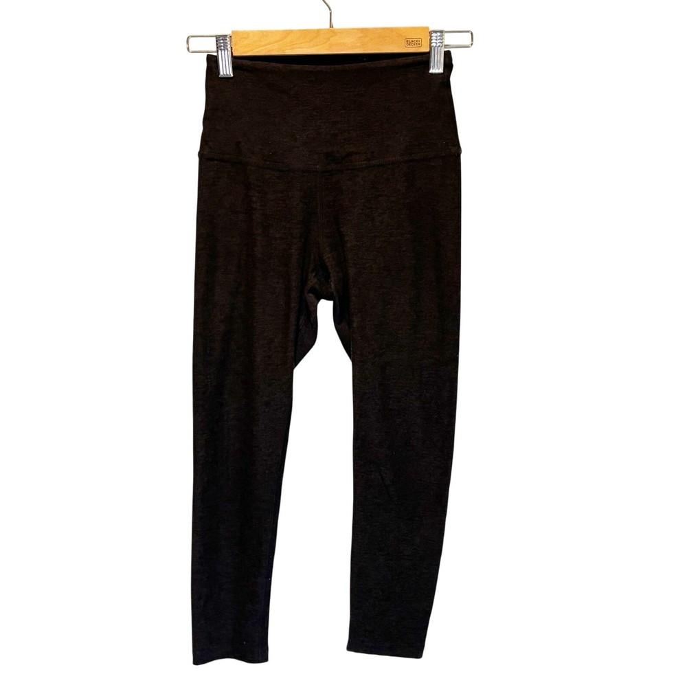 Beyond Yoga Charcoal Gray Pull-On Cropped Legging - size Small