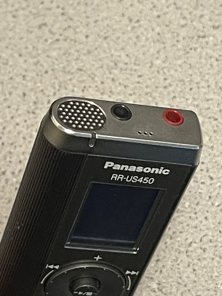 Panasonic RR-US450 Handheld IC Recorder - Tested