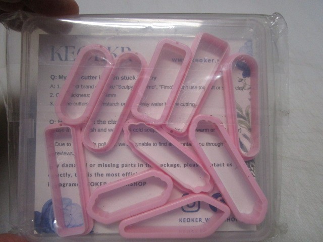 Keoker Polymer LONG DANGLE Clay Cutters for Earrings Making