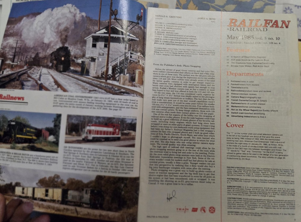 Railfan & Railroad Magazines