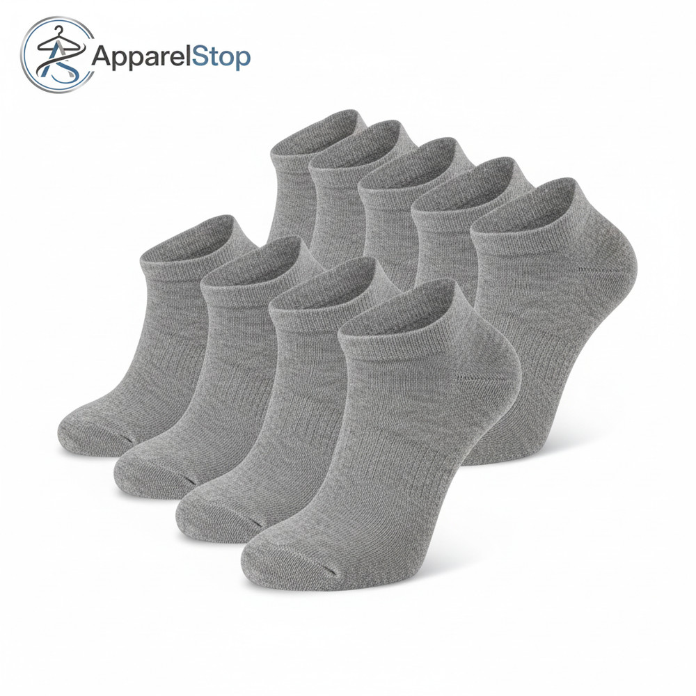 Ankle Socks Solid Colors - Size 9-11, 10-13 - Multi-Pack