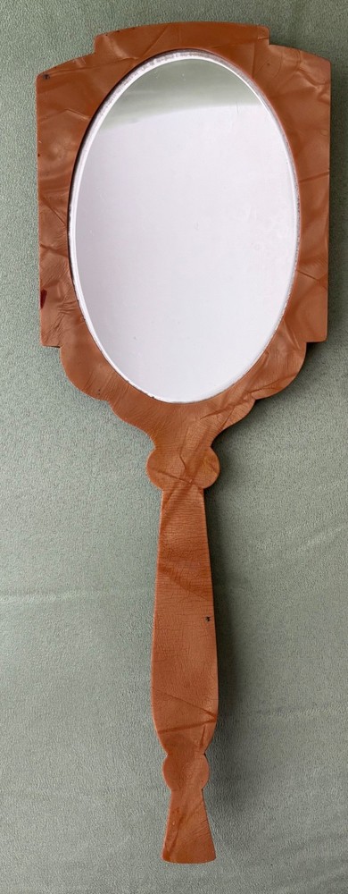 Vintage Celluloid Bakelite handheld mirror