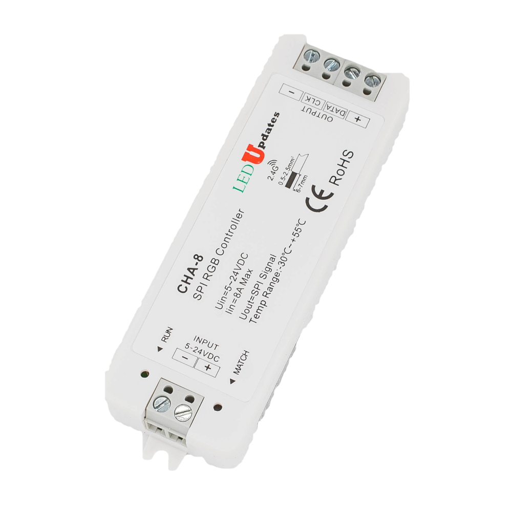 LEDupdates LED Light Chase effect controller SPI for LED Strip module 12v 24v