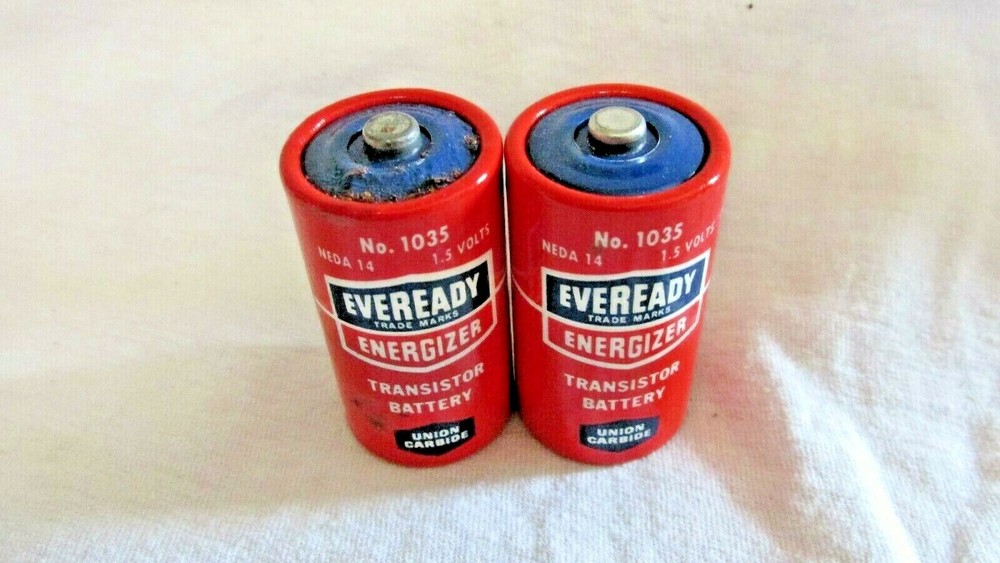 Vintage Eveready C Transistor Batteries