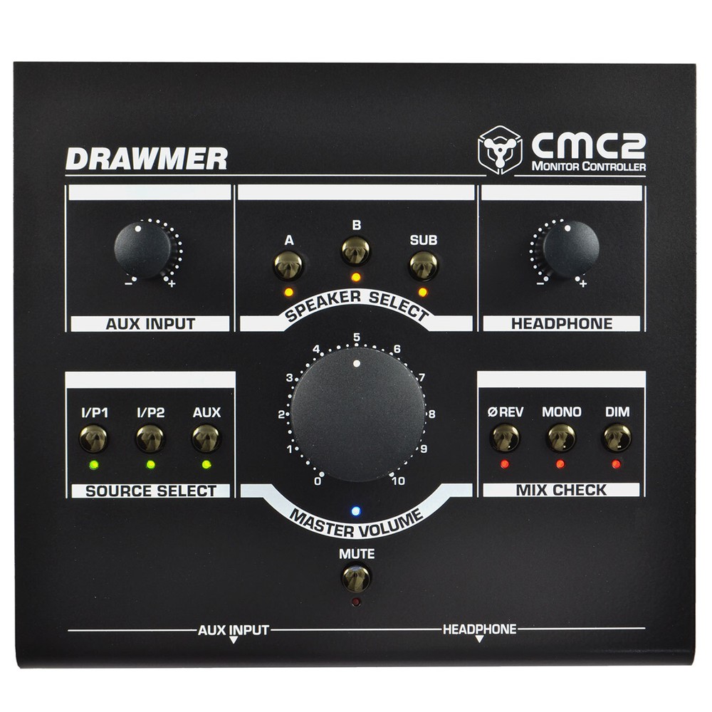 Drawmer CMC2 3-Source 2-Out Compact Monitoring Controller