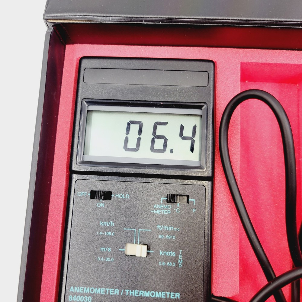 Sper Scientific 840030 Anemometer/ Thermometer TESTED & WORKING