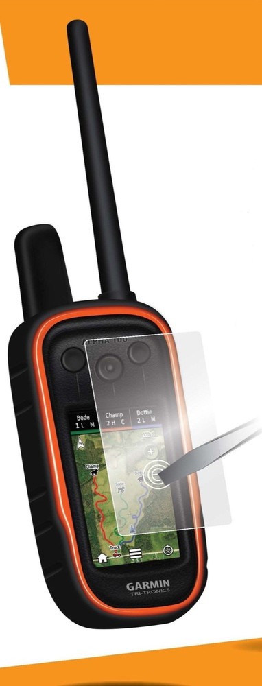Grain Valley Garmin Alpha 100 Handheld Flexible Iron Screen Protector
