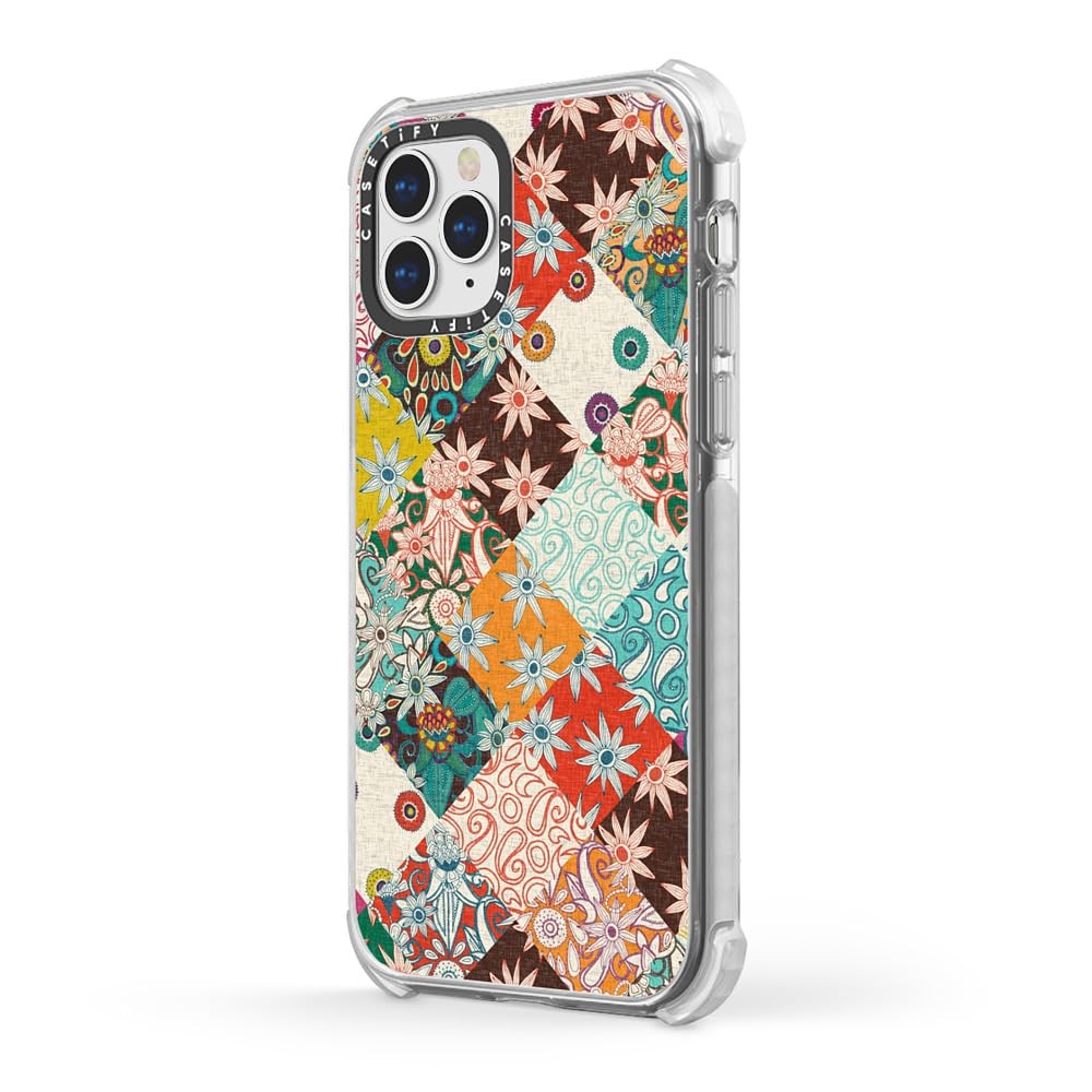 CASETiFY Ultra Impact Case for iPhone 12 / iPhone 12 Pro - SARILMAK Patchwork -