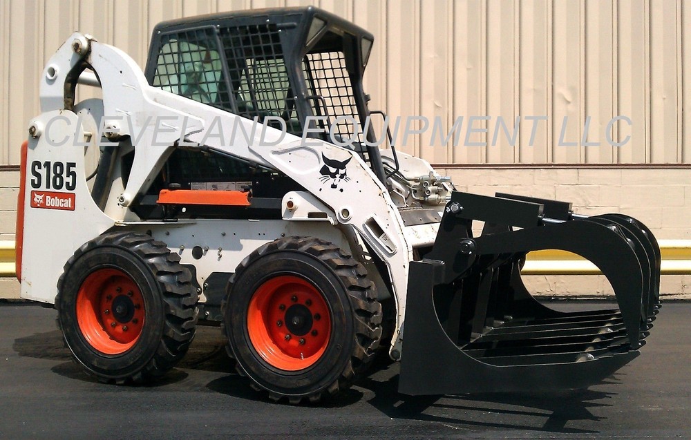 NEW 84" ROOT GRAPPLE ATTACHMENT Skid Steer Loader Rake Brush Wacker Neuson Volvo