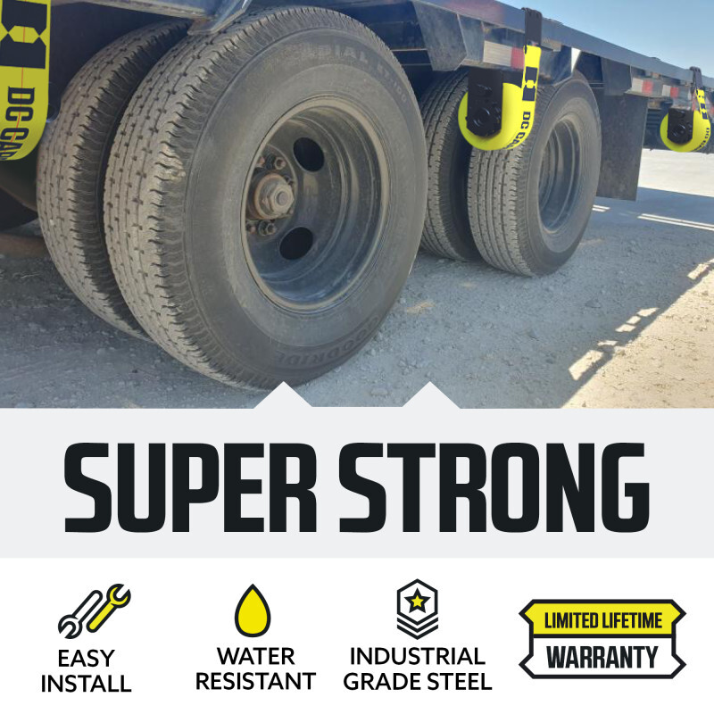 DC Cargo Flatbed Sliding Winch, Storable, 4-pack