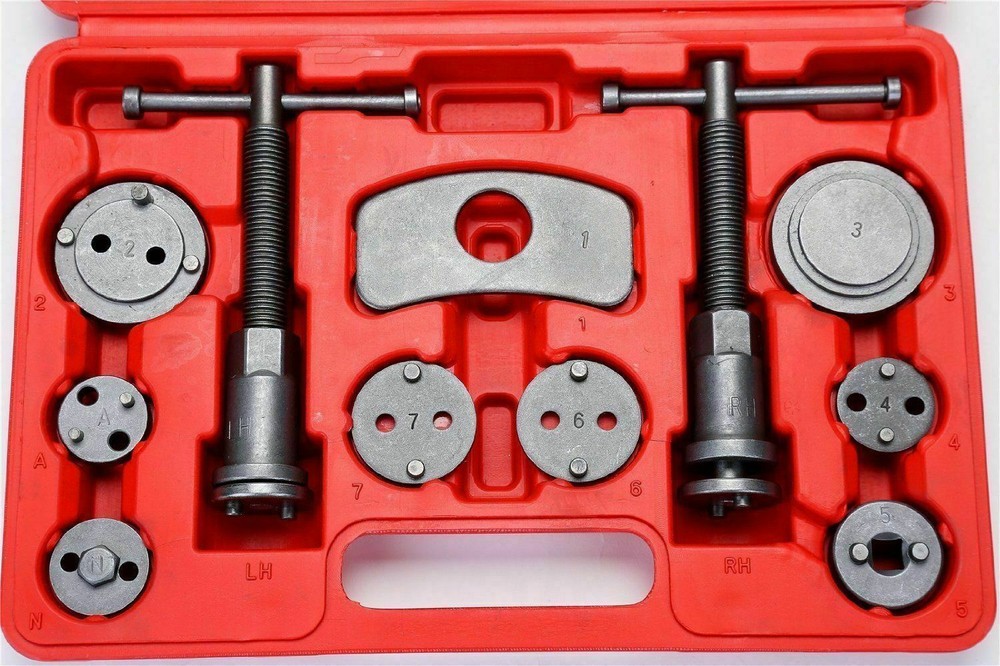 Universal 22Pcs Brake Piston Rewind Tool Brake Caliper Wind Back Tool Kit