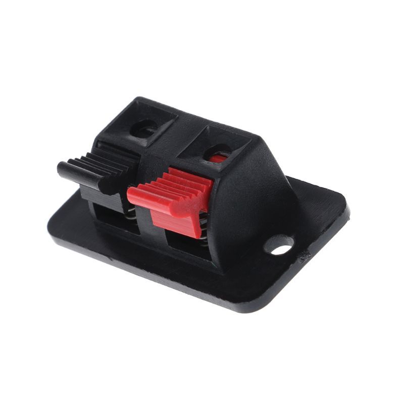 Speaker Plate Push Release Connector Terminal Strip Block 2 Position 2 Way