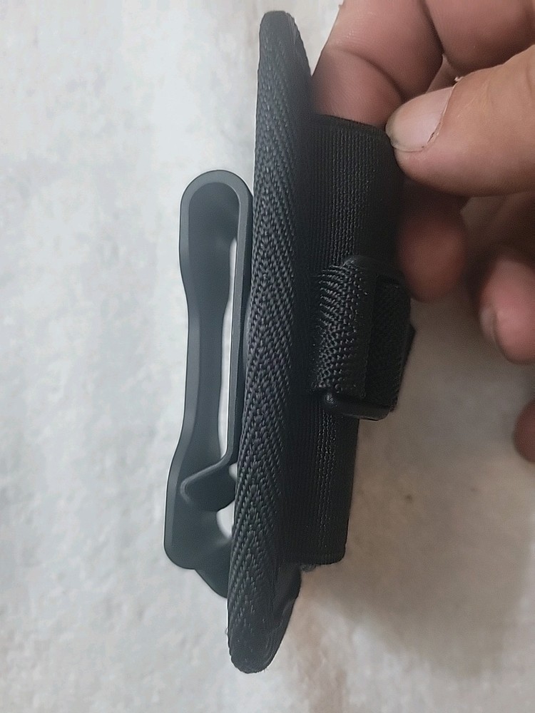 MinChen 360 Tactical Flashlight Pouch Nylon With Elastic Retention (B7)