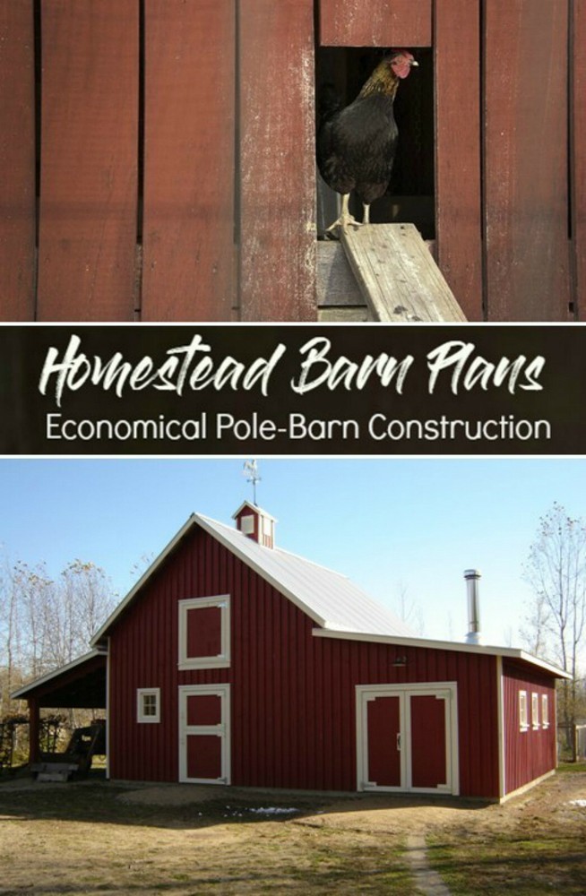 Small Farm Pole-Barn Plans - Twenty-Seven Different Layouts (B11)