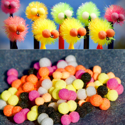 Pre Formed Booby Eyes,Fly Tying,Trout Flies - 10 per pack