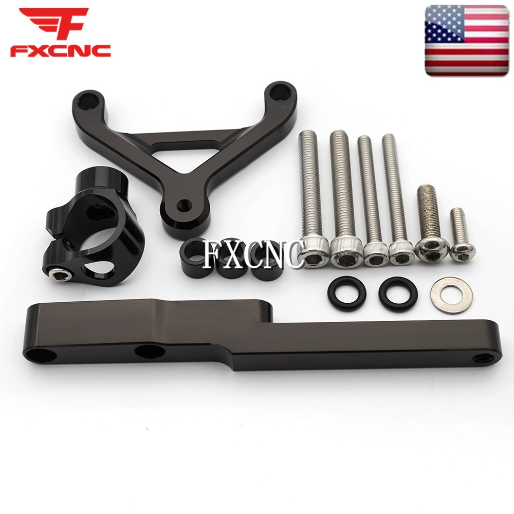 Steering Damper Stabilizer & Mount Support Bracket For Honda CB1000R 2008-2017