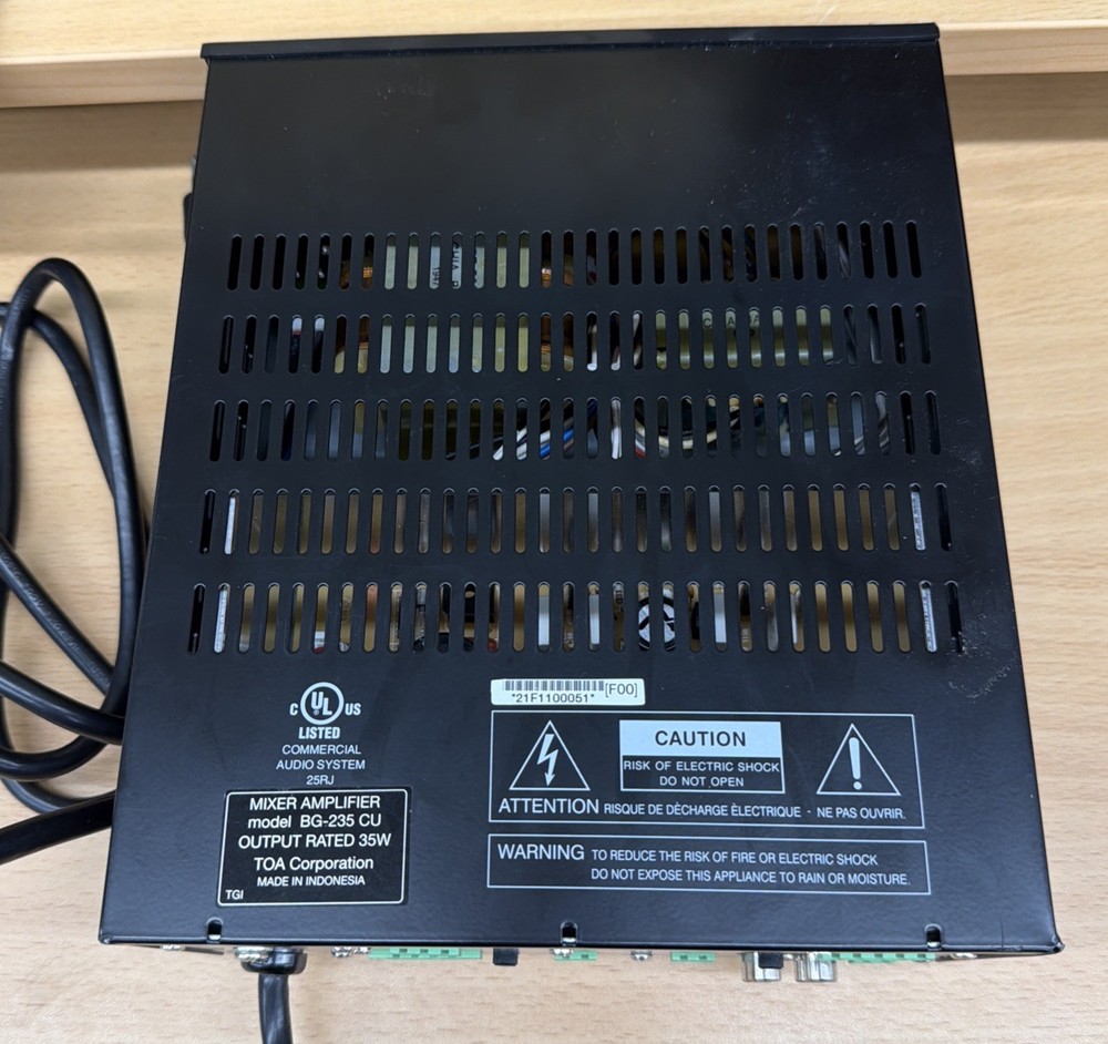 TOA Mixer Amplifier BG-235
