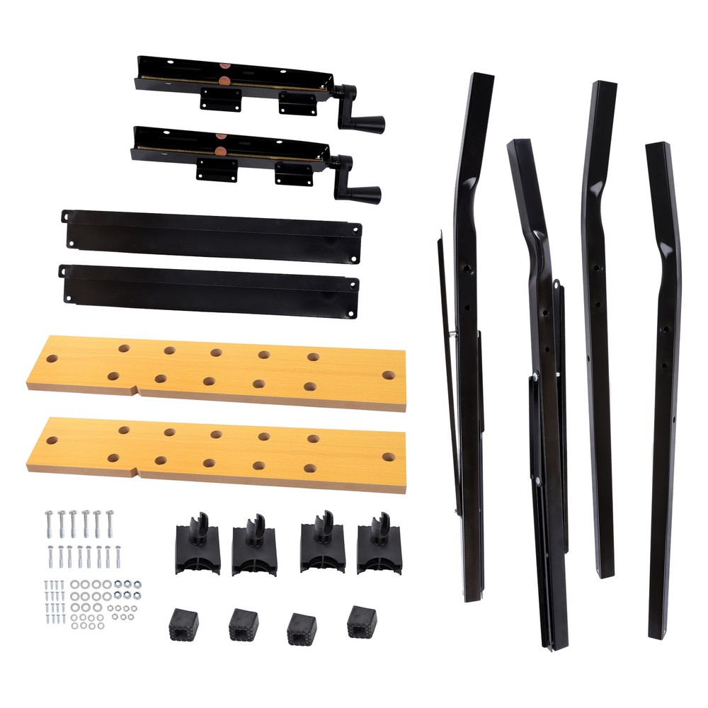 220lbs Portable Foldable Multi-Purpose Workbench w/ Measuring Ruler & Protractor