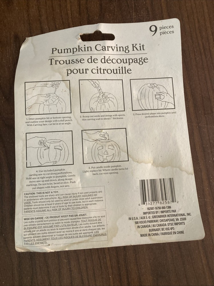 Halloween Pumpkin Carving Tool Set Kit