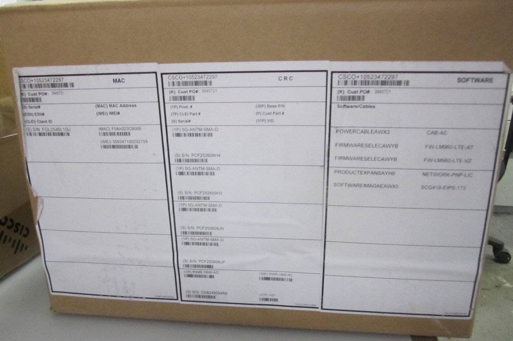 Cisco Catalyst CG418-E WIRELESS ROUTER
