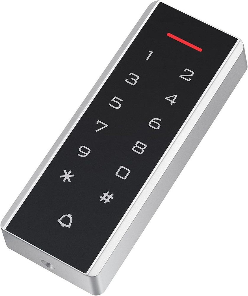 Compact Access Control Keypad Supports 1000 Users & Includes 5 ID Keychains