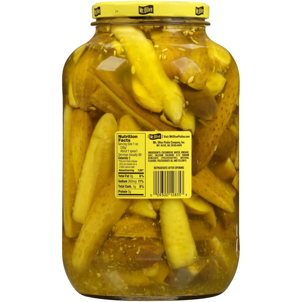 Kosher Dill Pickle Spears, 1 gal Jar