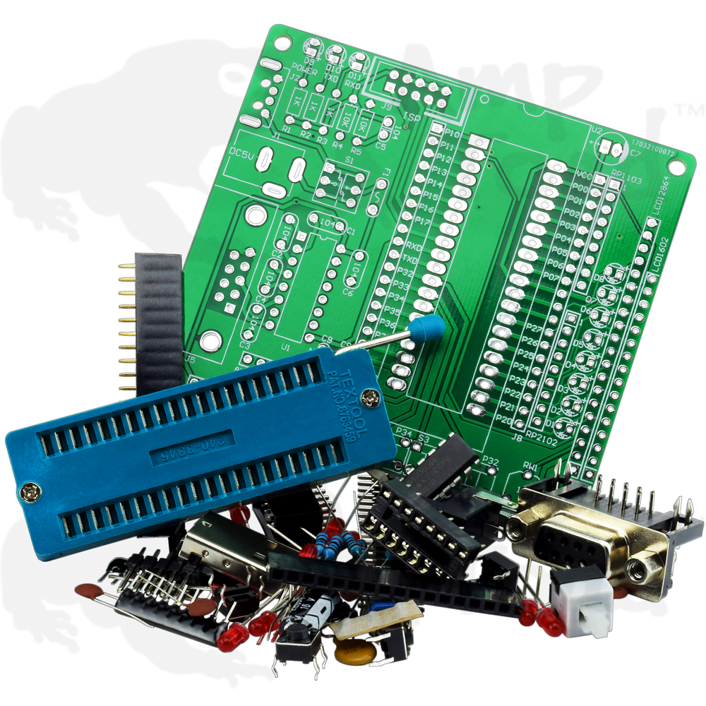 C51 and AVR MCU Development Board for Atmel and STC MCUs