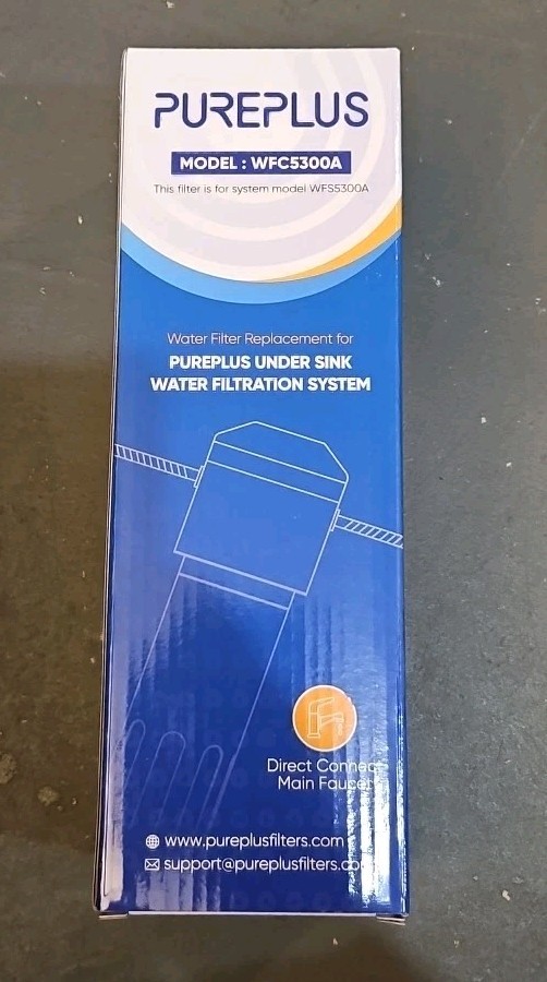 PurePlus WFC5300A Under Sink Water Filter System Filter Replacement