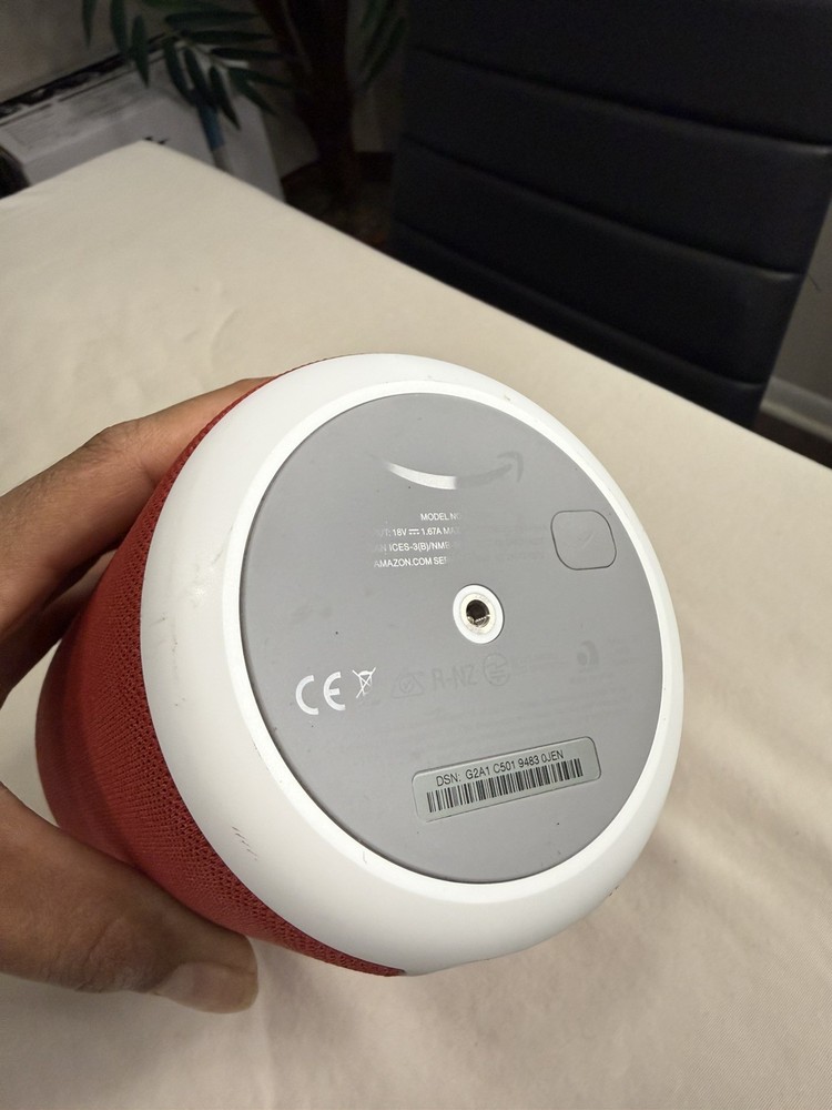 Amazon Echo 3rd Generation - Smart speaker with Alexa Red ‼️Without charger‼️