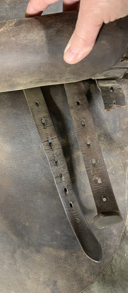 B T Crump english saddle