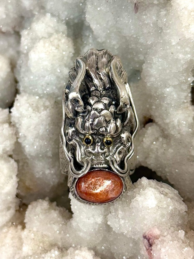 Sunstone Dragon Ring
